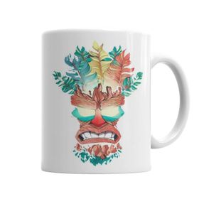 Baskı Dükkanı KB5229 Nerdstock Uka Uka Crash Bandicoot Porselen Kupa Bardak