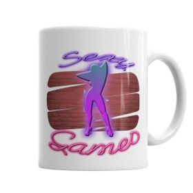 Baskı Dükkanı KB5232 Neon Sexy Games 2 Porselen Kupa Bardak
