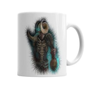 Baskı Dükkanı KB5234 Necromancer Spike Bones Porselen Kupa Bardak
