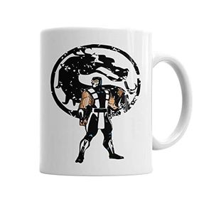 Baskı Dükkanı KB5247 Mortal Kombat Ninja Masculino Porselen Kupa Bardak