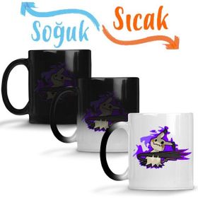 Baskı Dükkanı KB5255 Mimikyu Porselen Kupa Bardak