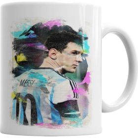 Baskı Dükkanı KB5262 Messi Argentino Porselen Kupa Bardak