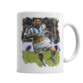 Baskı Dükkanı KB5262 Messi Argentino Porselen Kupa Bardak