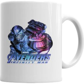 Baskı Dükkanı KB5271 Marvel Avengers Vingadores Guerra Infinita Porselen Kupa Bardak