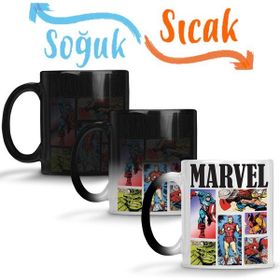 Baskı Dükkanı KB5272 Marvel 08 Porselen Kupa Bardak