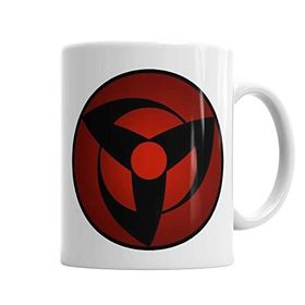 Baskı Dükkanı KB5278 Mangekyou Sharingan Porselen Kupa Bardak