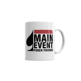 Baskı Dükkanı KB5283 Main Event Poker Friends Porselen Kupa Bardak