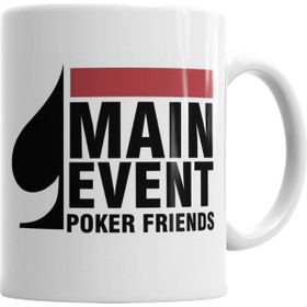 Baskı Dükkanı KB5283 Main Event Poker Friends Porselen Kupa Bardak