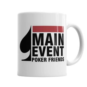 Baskı Dükkanı KB5283 Main Event Poker Friends Porselen Kupa Bardak
