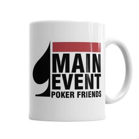 Baskı Dükkanı KB5283 Main Event Poker Friends Porselen Kupa Bardak
