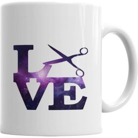 Baskı Dükkanı KB5287 Love Corte Porselen Kupa Bardak