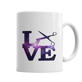 Baskı Dükkanı KB5287 Love Corte Porselen Kupa Bardak