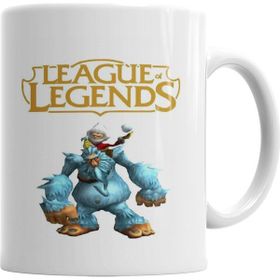 Baskı Dükkanı KB5291 Lol Nunu Porselen Kupa Bardak