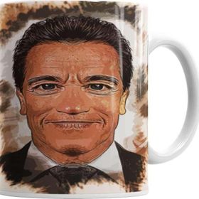 Baskı Dükkanı KB53 Arnold Schwarzenegger Porselen Kupa Bardak