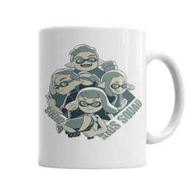 Baskı Dükkanı KB5309 Splatoon Squid Kids Squad Porselen Kupa Bardak