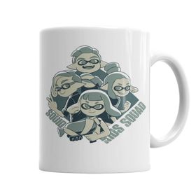 Baskı Dükkanı KB5309 Splatoon Squid Kids Squad Porselen Kupa Bardak