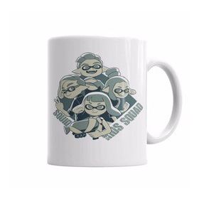 Baskı Dükkanı KB5309 Splatoon Squid Kids Squad Porselen Kupa Bardak