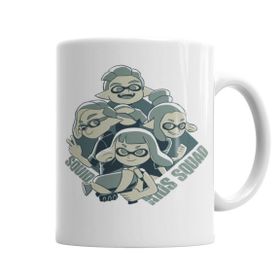 Baskı Dükkanı KB5309 Splatoon Squid Kids Squad Porselen Kupa Bardak
