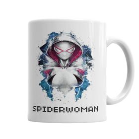 Baskı Dükkanı KB5310 Spider Woman Porselen Kupa Bardak