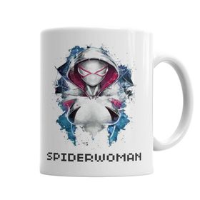 Baskı Dükkanı KB5310 Spider Woman Porselen Kupa Bardak