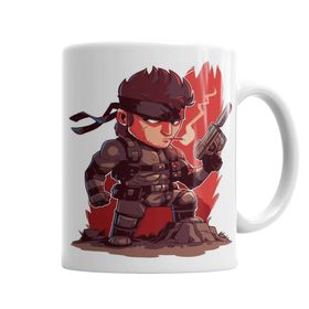 Baskı Dükkanı KB5312 Solid Snake Porselen Kupa Bardak