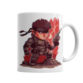 Baskı Dükkanı KB5312 Solid Snake Porselen Kupa Bardak