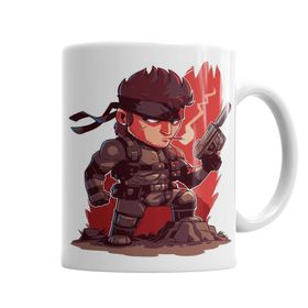 Baskı Dükkanı KB5312 Solid Snake Porselen Kupa Bardak