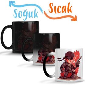 Baskı Dükkanı KB5312 Solid Snake Porselen Kupa Bardak