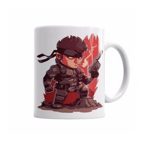 Baskı Dükkanı KB5312 Solid Snake Porselen Kupa Bardak
