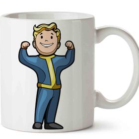 Baskı Dükkanı KB5315 Solaire Of Astora Vault Boy Porselen Kupa Bardak