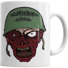 Baskı Dükkanı KB5316 Sobrevivente Zumbi Porselen Kupa Bardak