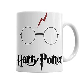 Baskı Dükkanı KB532 Harry Pootter Gözlüğü Porselen Kupa Bardak