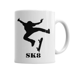 Baskı Dükkanı KB5324 Skate Kaykay Porselen Kupa Bardak