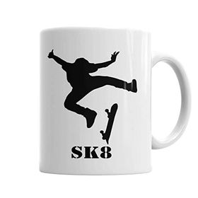 Baskı Dükkanı KB5324 Skate Kaykay Porselen Kupa Bardak
