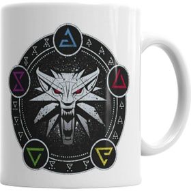 Baskı Dükkanı KB5327 Sibolos The Witcher Porselen Kupa Bardak
