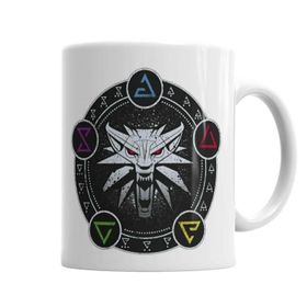 Baskı Dükkanı KB5327 Sibolos The Witcher Porselen Kupa Bardak