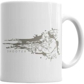 Baskı Dükkanı KB5328 Shooter Porselen Kupa Bardak