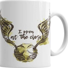 Baskı Dükkanı KB533 Harry Potter Golden Snitch Porselen Kupa Bardak