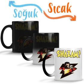 Baskı Dükkanı KB5330 Shazam Porselen Kupa Bardak