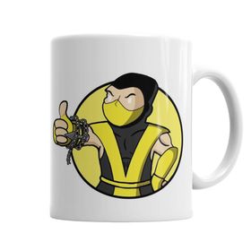 Baskı Dükkanı KB5343 Scorpion Vault Boy Porselen Kupa Bardak