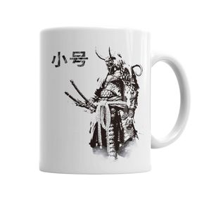 Baskı Dükkanı KB5347 Samurai Porselen Kupa Bardak