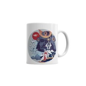Baskı Dükkanı KB5349 Samurai Fight Porselen Kupa Bardak