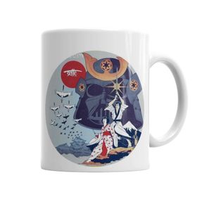Baskı Dükkanı KB5349 Samurai Fight Porselen Kupa Bardak