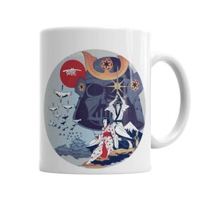 Baskı Dükkanı KB5349 Samurai Fight Porselen Kupa Bardak