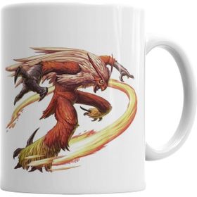 Baskı Dükkanı KB5369 Realistic Blaziken Porselen Kupa Bardak
