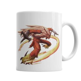 Baskı Dükkanı KB5369 Realistic Blaziken Porselen Kupa Bardak