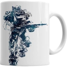 Baskı Dükkanı KB5376 Power Armor Long Sleeve Porselen Kupa Bardak