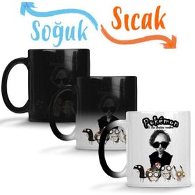 Baskı Dükkanı KB5385 Pokemon Tim Burton Porselen Kupa Bardak