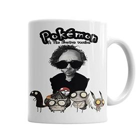 Baskı Dükkanı KB5385 Pokemon Tim Burton Porselen Kupa Bardak