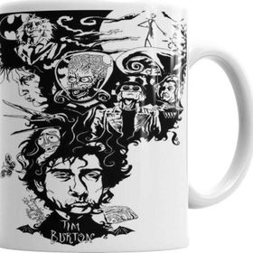 Baskı Dükkanı KB5385 Pokemon Tim Burton Porselen Kupa Bardak